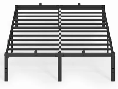 Productafbeelding van VASAGLE, bedframe voor een tweepersoonsbed, metalen bed, 140 x 200 cm, met opbergruimte onder het bed