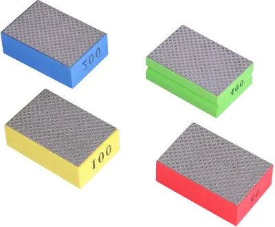 Image de Disques de polissage pour pierres naturelles et carreaux de céramique - Ponçage et lissage - Grains abrasifs 60, 100, 200, 400