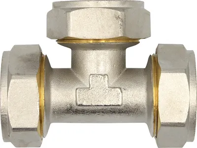 Produktbild von Klemmring Schraubfitting T-Stück 32x3 mm Mehrschichtverbundrohr