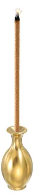 Wierookhouder aus Messing, 2,2x4,2 cm, gold, für Stäbchen