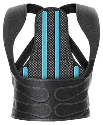 Obrázek produktu pro Opěrka zad, ergonomický design, podpora při zmírňování bolesti, černá, velikost S