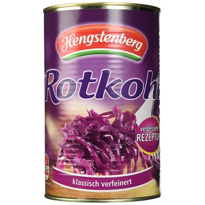 Obrázek produktu pro Hengstenberg Rotessa červené zelí tradiční v plechovce 4040g
