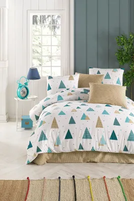 Produktbild von L'Essentiel Linge de Maison, Puantiye, Weiß, Einzelbettbezug-Set (DE), 65 % BAUMWOLLE / 35 % POLYESTER, 135 x 200 cm