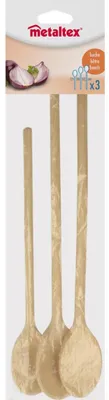 Immagine prodotto di Set di 3 cucchiai di legno - Metaltex