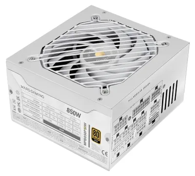 Obrázok produktu pre Mars Gaming MPB850PSIW, 850 W, 200 - 240 V, 47 - 63 Hz, 8 A, Aktívny, 120 W