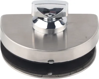 Image de 10-12mm sans cadre porte en verre simple serrure acier inoxydable pas de perçage porte coulissante pour salle de bain bureau