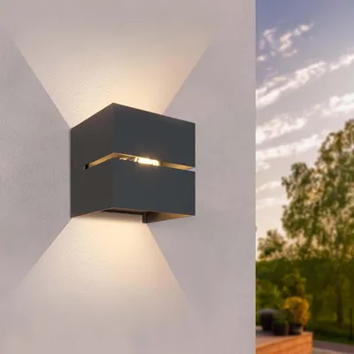 Produktbild von Ledvion LED Wandlampe Schwarz 3W Up Down IP54