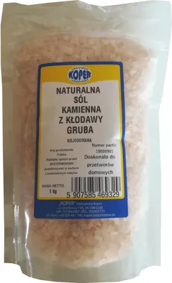 Produktbild von Natursteinsalz aus Kłodawa, grobkörnig, 1 kg