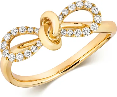 Produktbild von Funkelndes Feuer 18 Karat (750) Gold Damen - Diamant Ring Brillant-Schliff 0.18 Karat G - VS, 54 (17.2); TRS3223018KYRSN