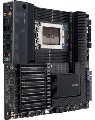 Image de Asus 90Mb1E60-M0Eay0 Pro Ws Wrx80E-Sage Se Wifi Ii//Amd Swrx8,Wrx80,Pcie 4.0,Ws Mb