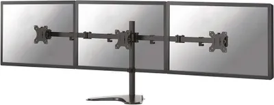 Produktbild von Neomounts FPMA-D550DD3 - Aufstellung - Voll beweglich - für 3 Monitore - Schwarz - Bildschirmgröße: 33-68.6 cm (13"-27")