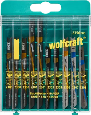 Produktbild von Wolfcraft® Stichsägeblätter-Box B&D