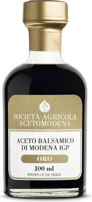 Produktbild von Aceto Balsamico di Modena IGP, Oro, Balsamico Essig aus Modena g.g.A., 100 ml, Società Agricola AcetoModena