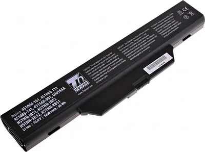 Zdjęcie produktu dla T6 Power bateria do laptopa Hewlett Packard, numer części 451085-141, Li-Ion, 10,8 V, 5200 mAh (56 Wh), czarny