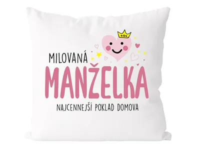 Obrázok produktu pre Vankúš Milovaná manželka