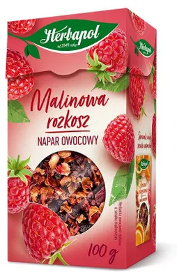 Zdjęcie produktu dla Napar owocowy Malinowa rozkosz 100g - Herbapol Lublin