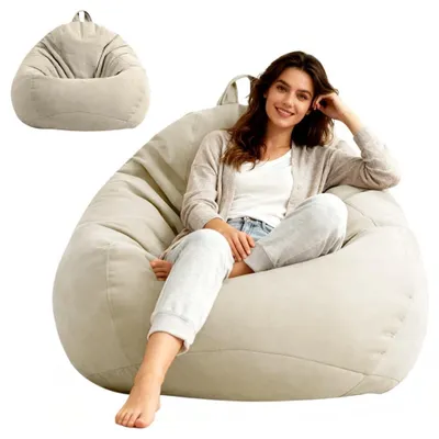 Immagine prodotto di Copertura per pouf XL, adatta a adulti e bambini