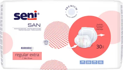 Produktbild von Seni San anatomische Windel regular extra, 1 Packung = 30 Stück