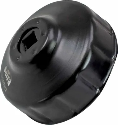 A black oil filter cap tool.