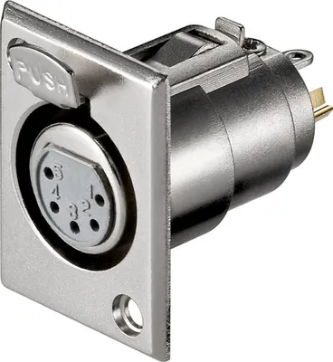 Produktbild von Mikrofon-Einbaubuchse, 5Pin, Einbau-Anschluss