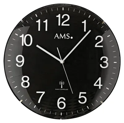 Produktbild von AMS Funk-Wanduhr, Funkwerk, D32x5cm, 5959