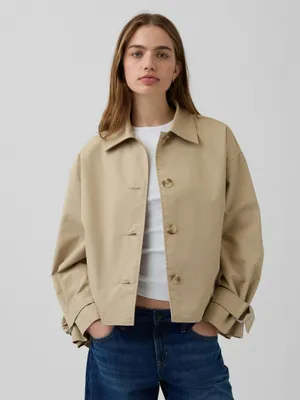 Produktbild von GAP Oversized kurzer Trenchcoat XS/S