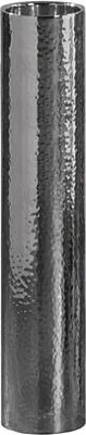 Zdjęcie produktu dla Kaheku Leuchter Nixon Edelstahl 7,5 cm Ø 35h 
für Stumpenkerze 7 cm Ø , gehämmert 758013197