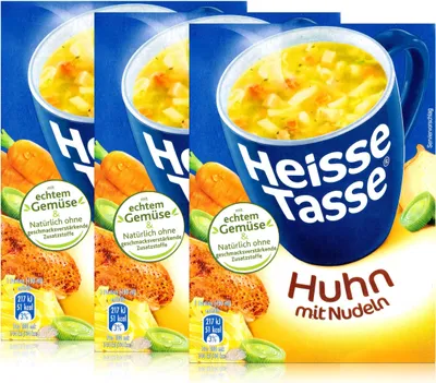 Produktbild von Heisse Tasse Huhn mit Nudeln 3 Beutel á 12,2g (3er Pack)