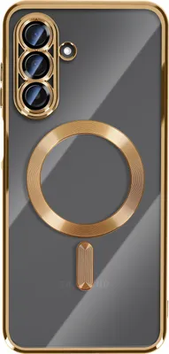 Immagine prodotto di Avizar, custodia compatibile con Galaxy A17 MagSafe con cornice cromata, oro