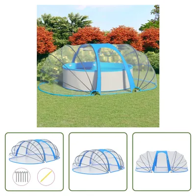 Obrázek produktu pro The Living Store Pool-Kuppel Oval 530x410x205 cm