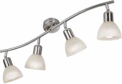 Produktbild von Deckenleuchte Daytona 2, Nickel, 4xE14x3W, Metall, Abmessungen: 12x35x10cm, IP20, Marke: Reality