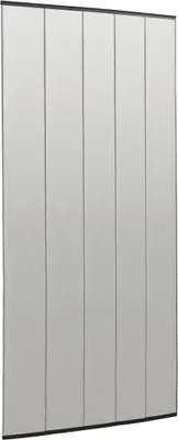 Immagine prodotto di vidaXL Zanzariera per porte 5 pezzi tenda a rete nera 120x240 cm