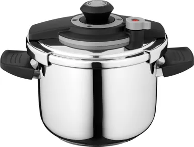 Obrázek produktu pro BergHOFF Essentials 1101870, 6 l, Keramický, Plyn, Halogen, Indukční, Černá, Nerezová ocel, 22 cm, Nerezová ocel, Neklouzavá rukojeť