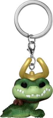 Immagine prodotto di Portachiavi POP tascabile Loki Alligator, personaggio da collezione Marvel