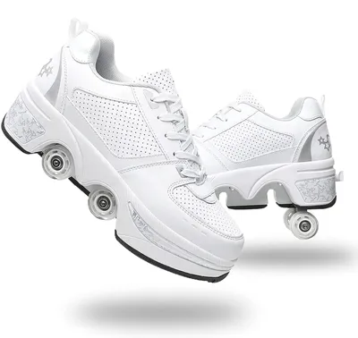 Imagen del producto de Patines ajustables para mujer y niña, con ruedas