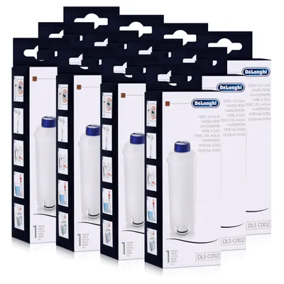 Produktbild von 12x DeLonghi DLS C002 Wasserfilter für ESAM, ECAM, BCO EC Kaffeevollautomaten