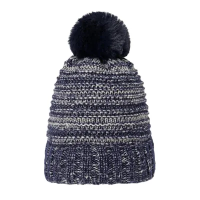 Produktbild von Leoberg Uni Norweger-Strickmütze in verschiedenen Designs & Farben - Wintermütze für Damen und Herren in 176194-Blau-88