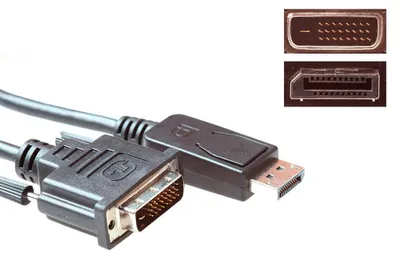 Immagine prodotto di ACT Cavo di conversione DisplayPort maschio a DVI maschio 3,00 m