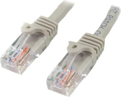 Produktbild von StarTech.com 7m Cat5e Ethernet Netzwerkkabel Snagless mit RJ45 - Grau, 7 m, Cat5e, U/UTP (UTP), RJ-45, RJ-45, Grau