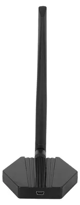 Image de Antenne externe USB 300 Mbps, prête à l'emploi, pour ordinateur ; antenne double bande 2,4 GHz/5 GHz, adaptateur réseau Wi-Fi pour ordinateurs de bureau et portables