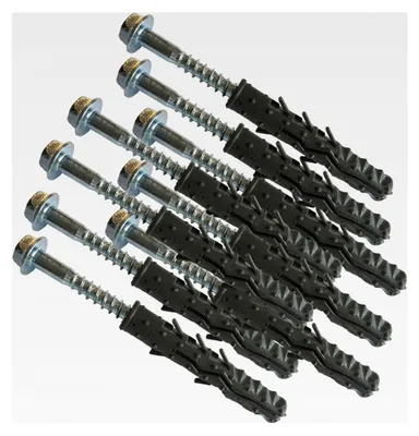 Produktbild von Schraubenset 9 Stück für flexible Absperrpfosten, Poller 45, 75 oder 100 cm hoch
