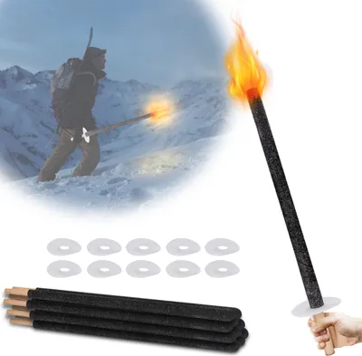 Obrázek produktu pro TolleTour hořáky Doba hoření 100 min Voskové hořáky včetně ochrany rukou Dlouhá rukojeť Zahrada Outdoor 10x