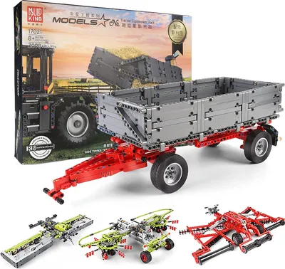 Produktbild von 17021 - Traktor Anhänger Supplement Pack (Mould King) Klemmbausteine