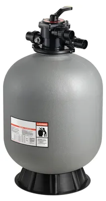 Produktbild von Sandfilter, 600 mm Filterkessel, 246 L/min Sandfiltersystem, Filterbehälter mit 7-Wege-Mehrwegeventil, Rückspül-, Spül-, Umwälz-, Abwasser-, Winter- & Geschlossenmodus, für Aufstellpools
