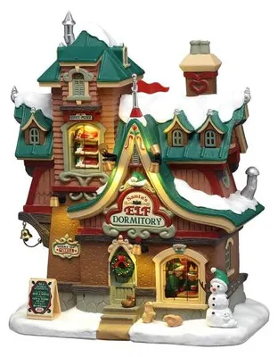 Productafbeelding van Santa's elf dormitory, b/o (4.5v) ornament LEMAX