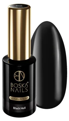 Produktbild von Boska Nails UV/LED Hybrid-Nagellack Black Hell UP Nr. 550 10 ml