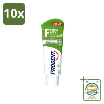 Produktbild von 10 x Prodent Tandpasta Frisse Adem met Pro-Zinc Technologie - Vorratspackung - 10 Stücke