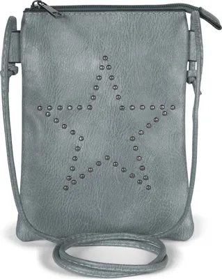 Produktbild von styleBREAKER Mini Bag Umhängetasche mit Nieten in Stern Form, Schultertasche, Handtasche, Tasche, Damen 02012235