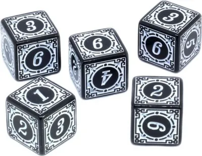 Produktbild von Mystische Würfel - 10 Stück Weiß für Rollenspiele