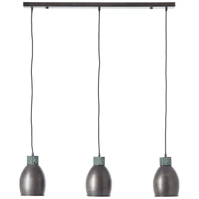 Produktbild von Lapas Pendelleuchte 3flg schwarz stahl/grau